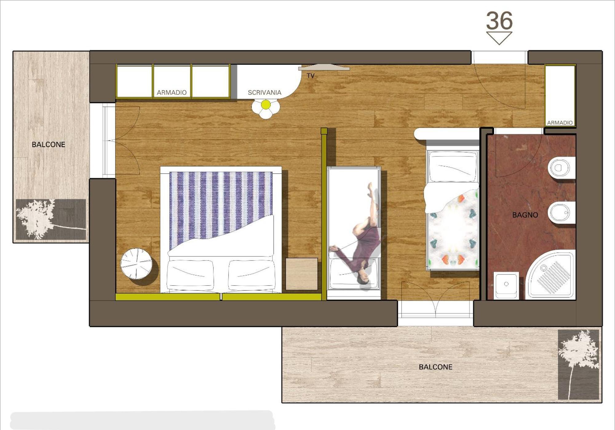 Hotel Zirmes Moena Luaran gambar